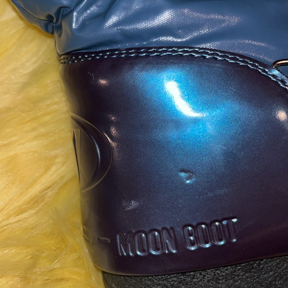 TECNICA blue metallic fleece lined MOON BOOTS - Picture 12 of 12